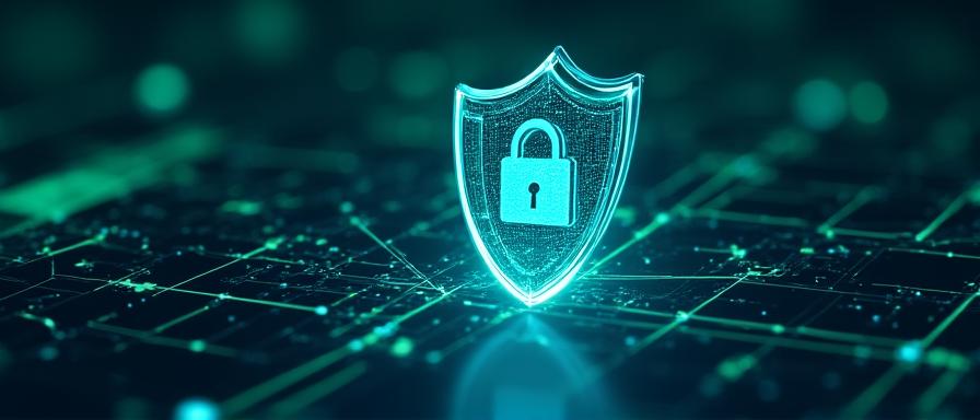 Secure data protection illustration